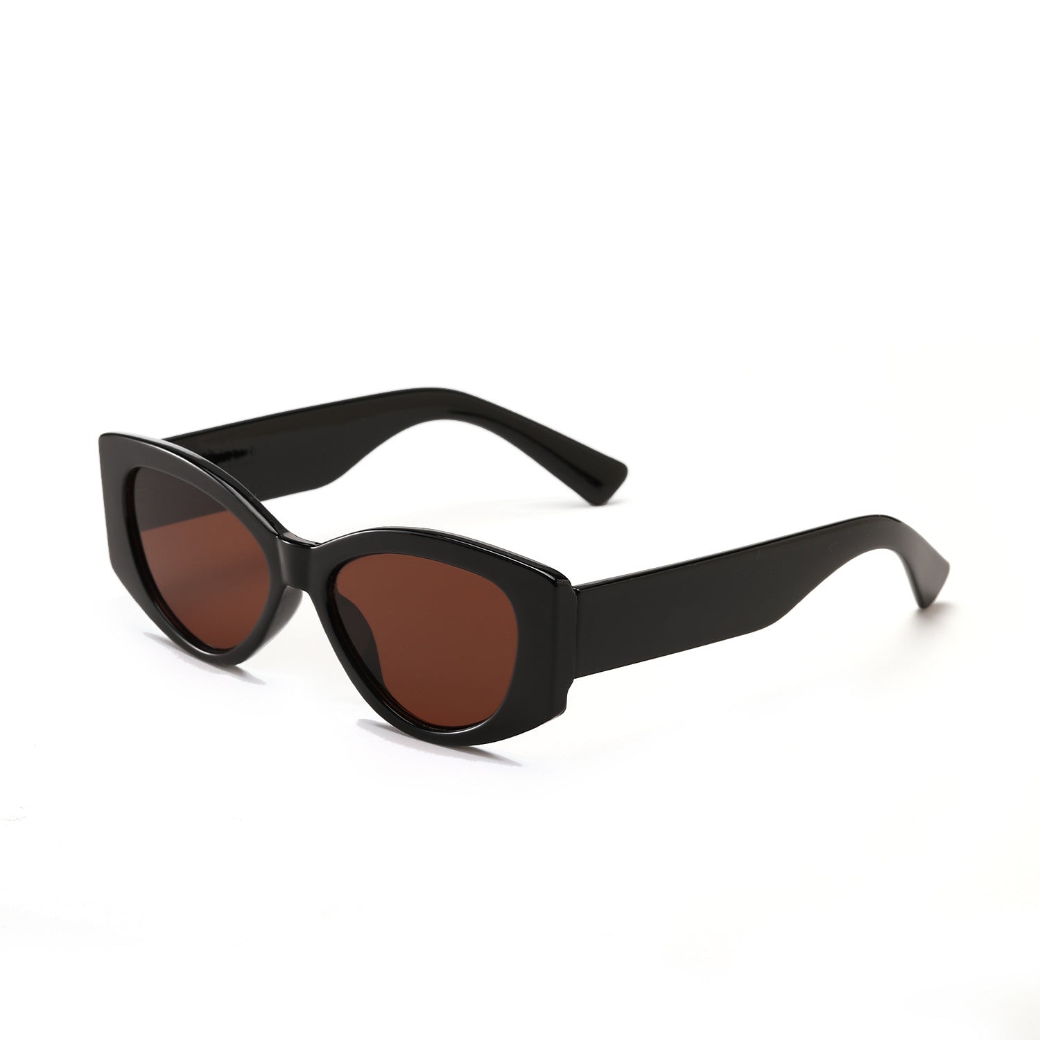 Wholesale PC Large Frame Tortoiseshell Cat Eye Sunglasses